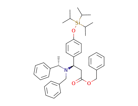 (S)-(1-phenylethyl)benzyl-O-TIPS-β-Tyr-OBn