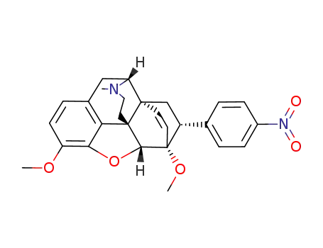 Molecular Structure of 1093690-33-5 (7α-(4-nitrophenyl)-endo-6α,14α-vinyltetrahydrothebaine)
