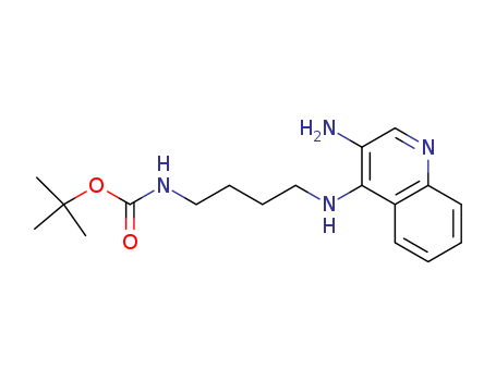 Carbamic acid, [4-[(3-amino-4-quinolinyl)amino]butyl]-,
1,1-dimethylethyl ester