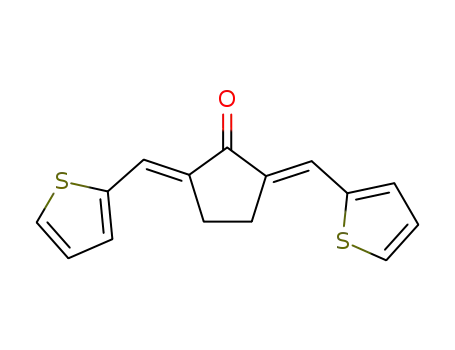 Molecular Structure of 176957-55-4 (Cyclopentanone, 2,5-bis(2-thienylmethylene)-, (E,E)-)