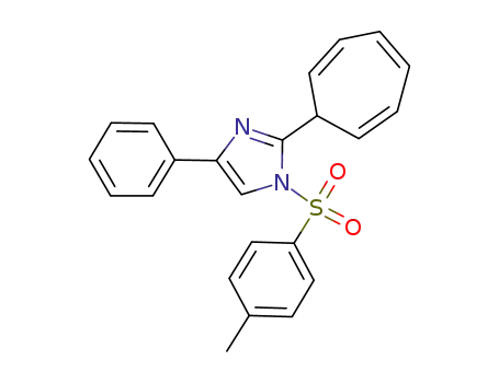 Molecular Structure of 1078739-38-4 (2-(cyclohepta-2,4,6-trienyl)-4-phenyl-1-tosyl-1H-imidazole)