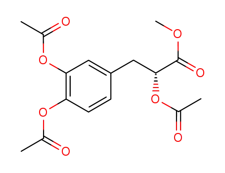 (+)-(R)-methyl 3-[3,4-bis(acetoxy)phenyl]-2-acetoxypropanoate