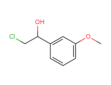 Molecular Structure of 141303-30-2 (Benzenemethanol, a-(chloromethyl)-3-methoxy-)