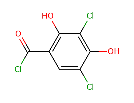 3,5-dichloro-2,4-dihydroxybenzoyl chloride