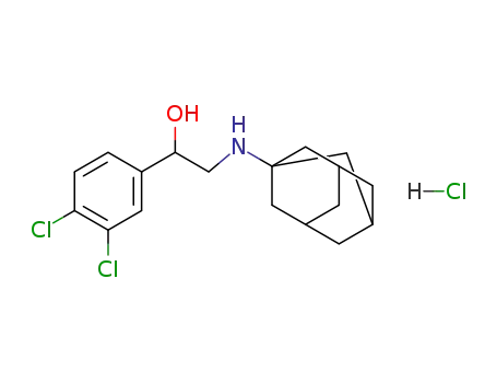1-(3,4-dichlorophenyl)-2-(1-adamantylamino)ethanol hydrochloride