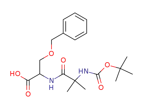 3(R)-benzyloxy-2-(2-tert-butoxycarbonylamino-2-methyl-propionyl-amino)-propionic acid