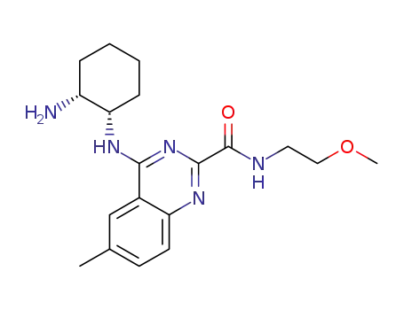 4-{[(1S,2R)-2-aminocyclohexyl]amino}-N-(2-methoxyethyl)-6-methylquinazolin-2-carboxamide