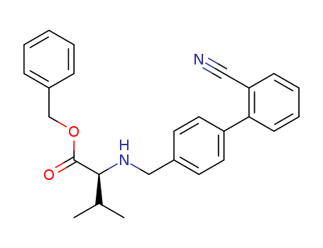 Benzyl N-[(2'-cyano-4-biphenylyl)methyl]-l-valinate