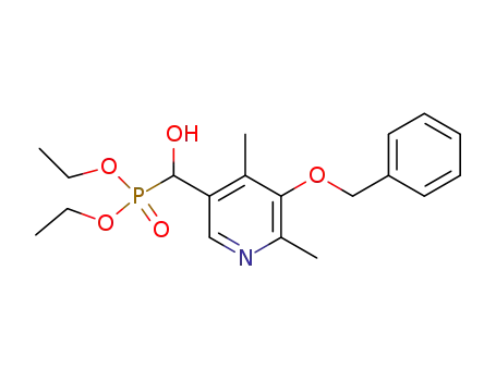 [(5-Benzyloxy-4,6-dimethyl-pyridin-3-yl)-hydroxy-methyl]-phosphonic acid diethyl ester