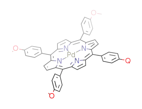 [5,10,15,20-tetrakis(4-methoxyphenyl)porphyrinato]palladium(II)