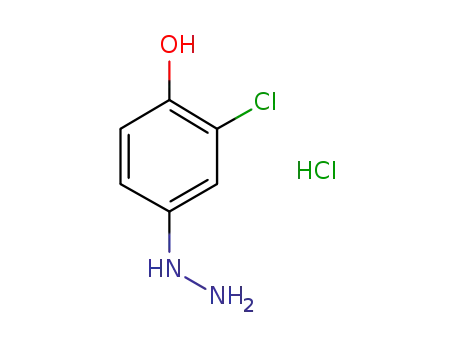 Molecular Structure of 243141-12-0 (2-chloro-4-hydrazinylphenol hydrochloride)