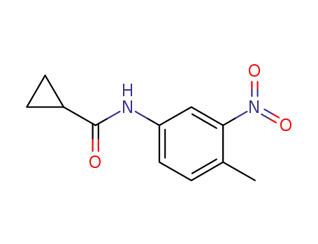 Molecular Structure of 549518-46-9 (N-(4-methyl-3-nitrophenyl)cyclopropanecarboxamide)