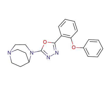 4-[5-(2-phenoxyphenyl)-[1,3,4]oxadiazol-2-yl]-1,4-diazabicyclo[3.2.2]nonane