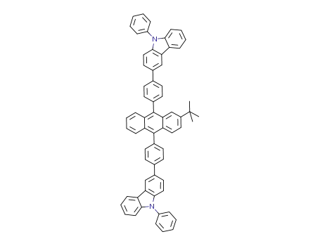 3,3'-(2-tert-butylanthracene-9,10'-diyldi-4,1-phenylene)-bis(9-phenyl-9H-carbazole)