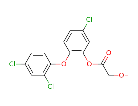 Hydroxy-acetic acid 5-chloro-2-(2,4-dichloro-phenoxy)-phenyl ester