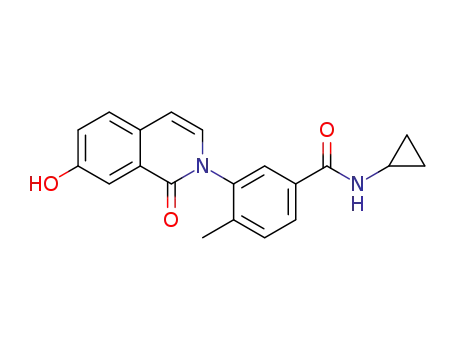 Benzamide,
N-cyclopropyl-3-(7-hydroxy-1-oxo-2(1H)-isoquinolinyl)-4-methyl-
