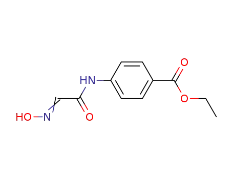 Benzoic acid, 4-[[(hydroxyimino)acetyl]amino]-, ethyl ester