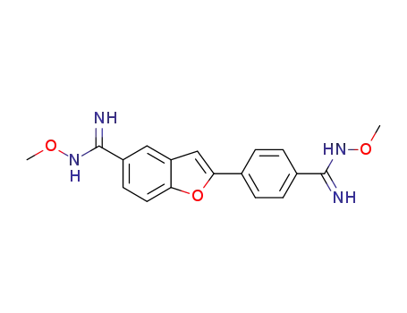 2-(4-(N-methoxycarbamimidoyl)phenyl)-N-methoxybenzofuran-5-carboxamidine