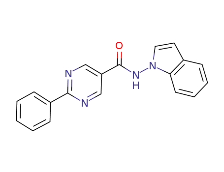 2-phenyl-pyrimidine-5-carboxylic acid (indol-1-yl)-amide