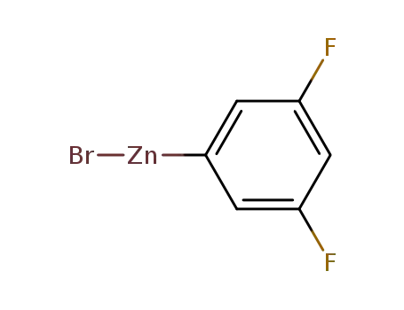 Molecular Structure of 307531-85-7 (3,5-DIFLUOROPHENYLZINC BROMIDE)