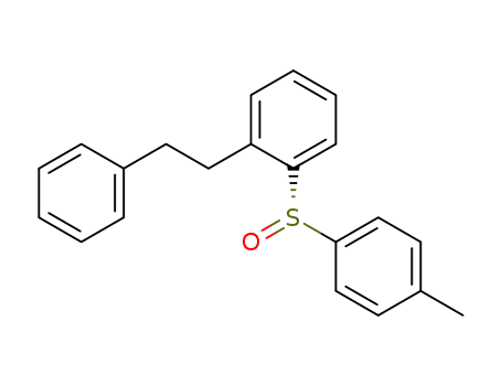 Molecular Structure of 835626-64-7 (Benzene, 1-[(S)-(4-methylphenyl)sulfinyl]-2-(2-phenylethyl)-)