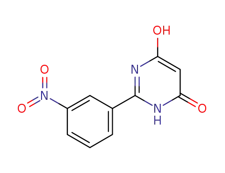 Molecular Structure of 873663-34-4 (6-HYDROXY-2-(3-NITROPHENYL)-4(3H)-PYRIMIDINONE)