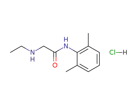 Molecular Structure of 7729-94-4 (Nor Lidocaine Hydrochloride)
