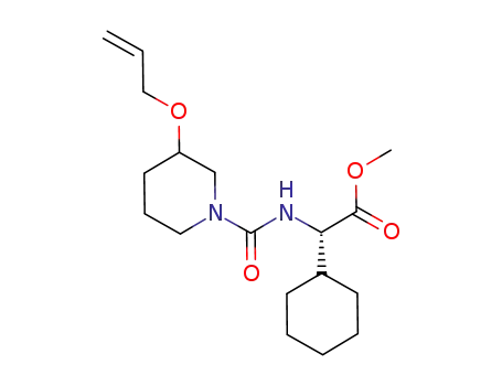 methyl (2S)-({[3-(allyloxy)piperidin-1-yl]carbonyl}amino)(cyclohexyl)acetate