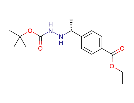 (R)-tert-butyl 2-(1-(4-(ethoxycarbonyl)phenyl)ethyl)hydrazinecarboxylate