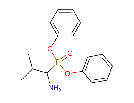 Phosphonic acid, (1-amino-2-methylpropyl)-, diphenyl ester