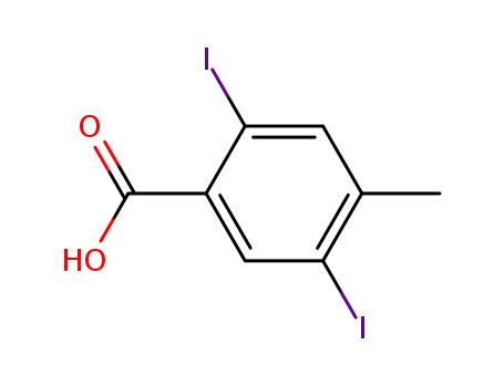 Benzoic acid, 2,5-diiodo-4-methyl-