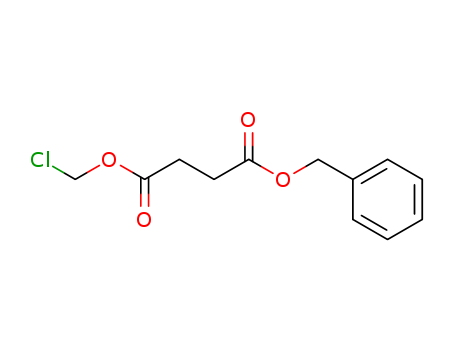 Molecular Structure of 143869-67-4 (Butanedioic acid, chloromethyl phenylmethyl ester)
