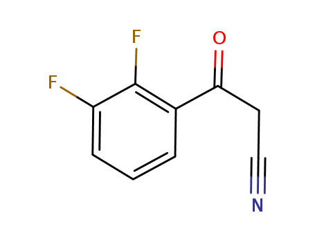 Benzenepropanenitrile, 2,3-difluoro-b-oxo-