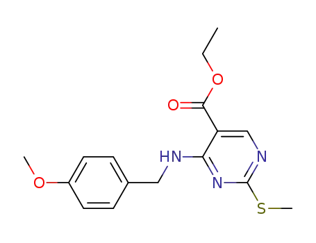 4-(4-MethoxybenzylaMino)-5-ethoxycarbonyl-2-MethylthiopyriMidine