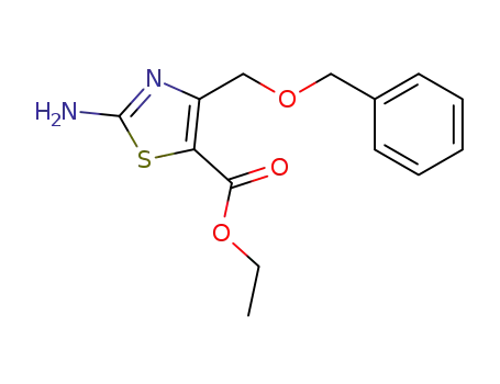 ethyl 2-amino-4-[(benzyloxy)methyl]-1,3-thiazole-5-carboxylate