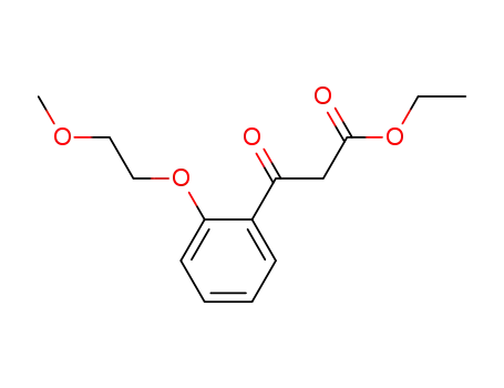 3-[2-(2-methoxy-ethoxy)-phenyl]-3-oxo-propionic acid ethyl ester