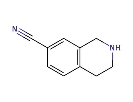 Molecular Structure of 149355-52-2 (7-CYANO-1,2,3,4-TETRAHYDROISOQUINOLINE)