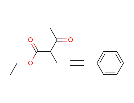 4-Pentynoic acid, 2-acetyl-5-phenyl-, ethyl ester