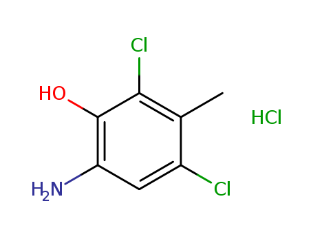 Phenol, 6-amino-2,4-dichloro-3-methyl-, hydrochloride