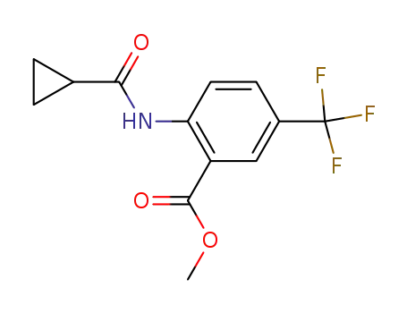 methyl 2-cyclopropylcarbonylamino-5-trifluoromethylbenzoate