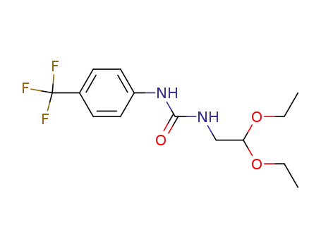 Molecular Structure of 23750-62-1 (1-(2,2-diethoxyethyl)-3-(4-trifluoromethylphenyl)urea)
