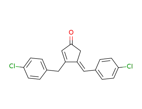 (E)-3-(4-chlorobenzyl)-4-(4-chlorobenzylidene)cyclopent-2-enone