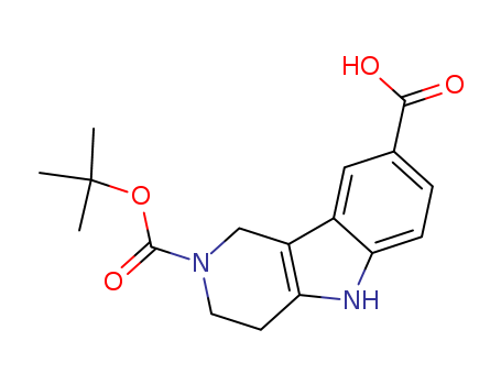 2-Boc-1,3,4,5-Tetrahydro-pyrido[4,3-b]indole-8-carboxylic acid