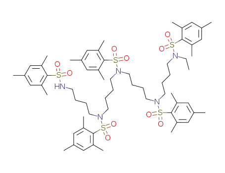 1,5,10,15,20-pentakis(mesitylenesulfonyl)-1,5,10,15,20-pentaazatricosane