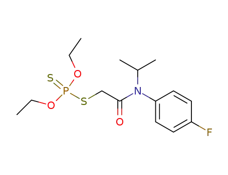 O,O-Diethyl S-(N-isopropyl-4-fluorophenylcarbamoylmethyl)dithiophosphate