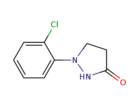 Molecular Structure of 55950-66-8 (3-Pyrazolidinone, 1-(2-chlorophenyl)-)