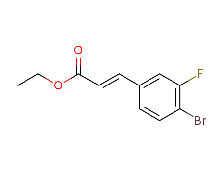 (E)-ethyl 3-(4-bromo-3-fluorophenyl)acrylate