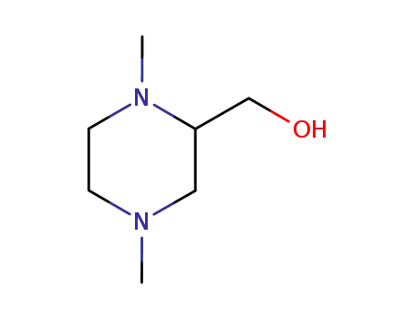 Molecular Structure of 14675-44-6 ((1,4-DIMETHYL-2-PIPERAZINYL)METHANOL)