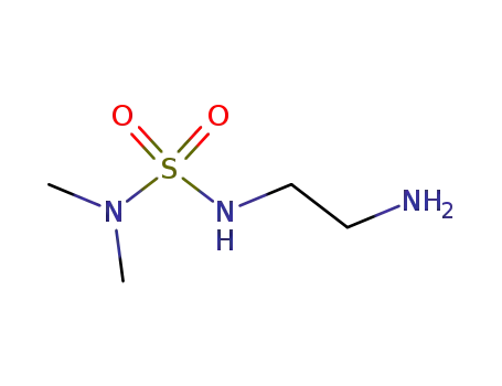 Molecular Structure of 107674-92-0 (Sulfamide, N'-(2-aminoethyl)-N,N-dimethyl-)