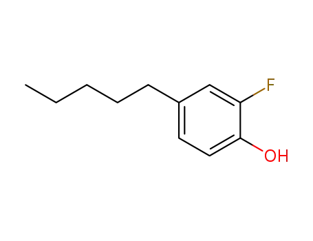 Molecular Structure of 78322-87-9 (2-FLUORO-4-PENTYLPHENOL)